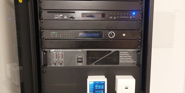 armoire technique pour régie audiovisuelle