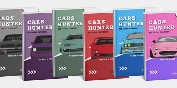 Books Cars Hunter alignés