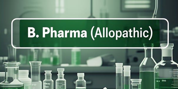 a group of laboratory equipment with a green sign that says b pharma