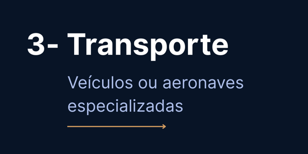 imagem de transportes para translados de corpos nacionais ou internacionais