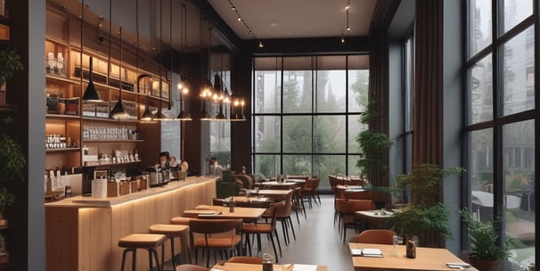 A cafe in the hotel that is expected to be open after the starting of the hotel