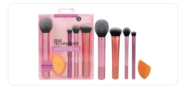 Conjunto de pincéis de maquiagem Real Techniques