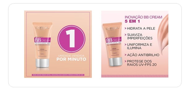 L'Oréal Paris Base BB Cream FPS 20 Dermo Expertise Cor Média, 30ml