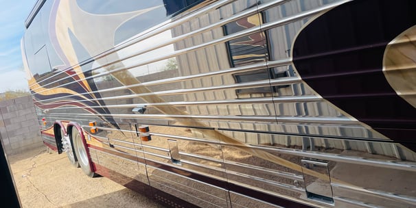 rv aluminum polished