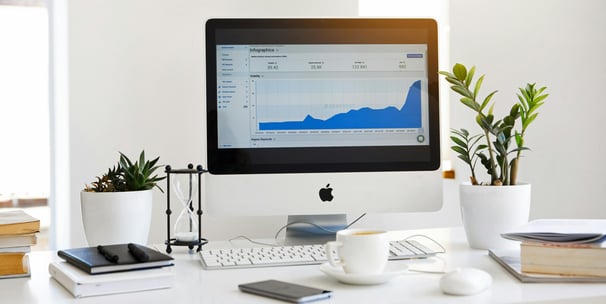 a computer monitor screen showing a monitor and a keyboard