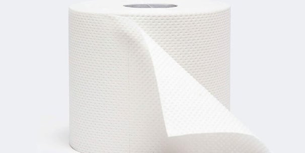 1ply toilet paper roll