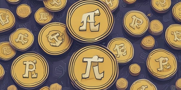 A gold-colored Bitcoin coin is nestled among green leaves and white flowers, indicating a blend of digital currency and nature.