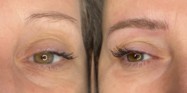 Trucco semipermanente sopracciglia. Pelo realistico a Bologna