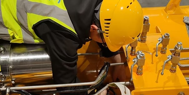 Skilled technician at work