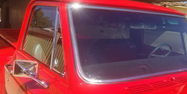 Finished chip repair by True Auto Glass