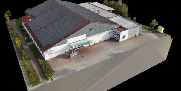 3D Modell Supermarkt