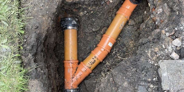 Full drain pipe replacement repair