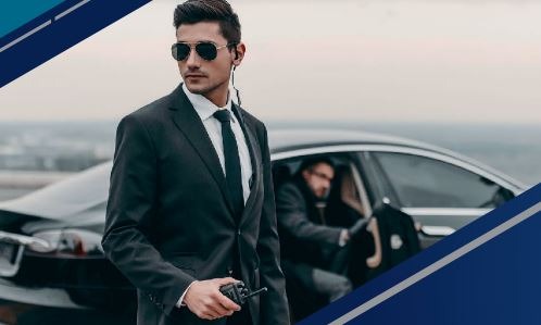 Personal de seguridad presencia