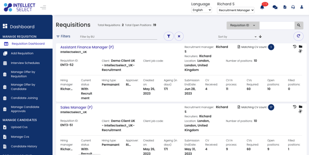 Squarecruit ATS AI-Powered automated candidate screening.