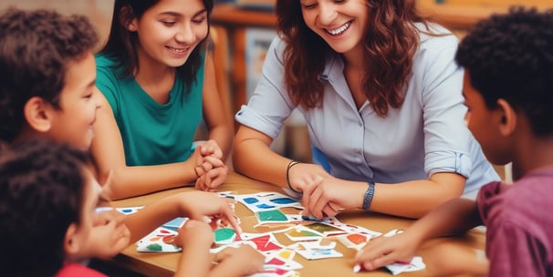 Arranged Scrabble tiles spell out the word 'THERAPY' on a white surface. Bright green leaves frame the image, with a plant pot in the background contributing an organic and serene aesthetic.