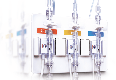 a row of three oxygen oxygen machines with oxygen