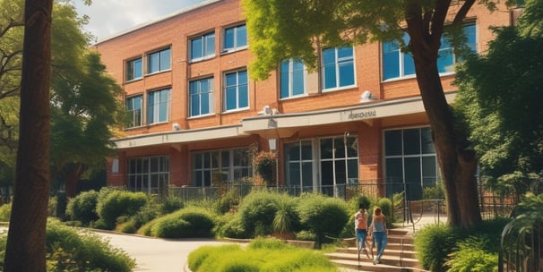 An open bilingual book with text in two languages, possibly English and Chinese, lies on a soft white surface. A pair of glasses rests above the book, and to the right, there is a sprig of small white dried flowers.