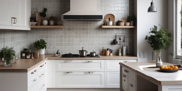 A close-up view of a stone tile floor with a diamond pattern composed of various shades of orange, beige, and grey tiles. The tiles appear worn and textured, with some visible dirt or stains, and they are arranged diagonally.