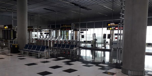 Sala de espera aeropuerto