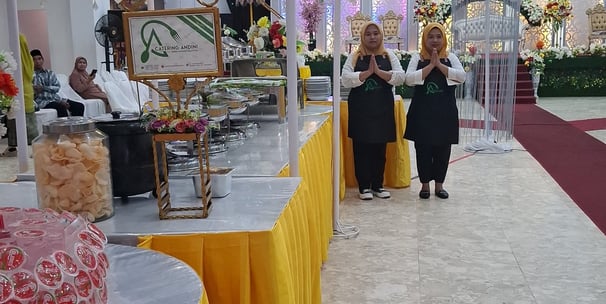 Galeri foto catering pernikahan di Makassar