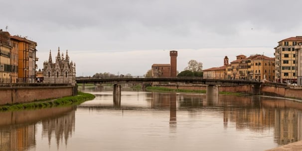 Piza, kelionės kemperiu, Toskana, Italija