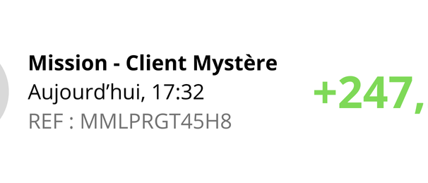 client mystere gagner de l'argent!