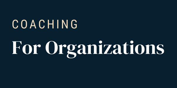 coaching for organizations text