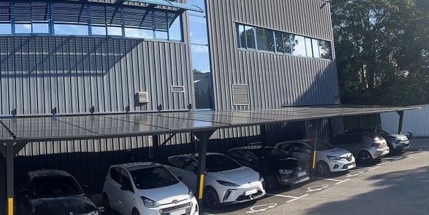 Ombrieres photovoltaique pour parking