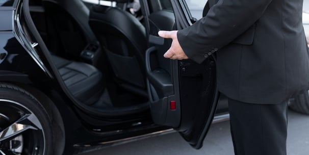 Chauffeur-driven luxury SUV