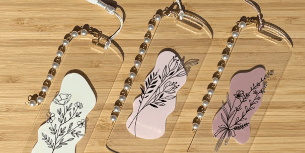 acrylic bookmarks