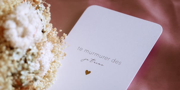 carte dorée amour