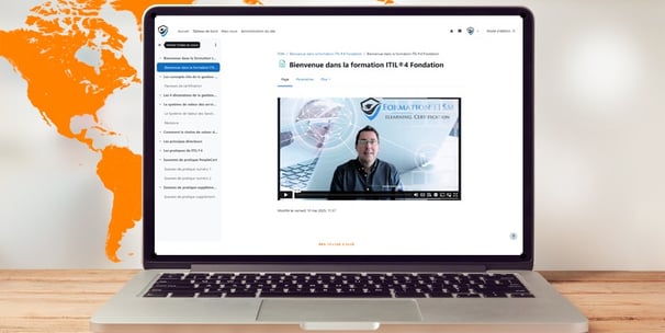 Formations ITIL4 en ligne sur ordinateurs et portables