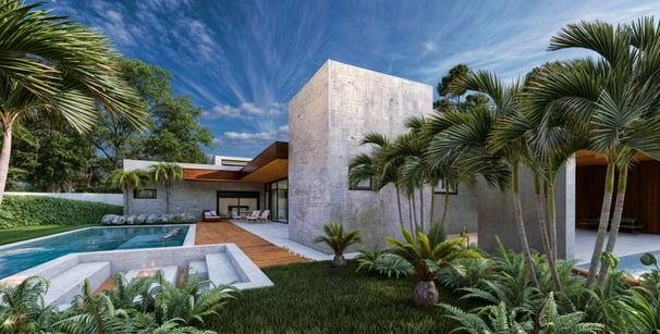 Projeto residencial moderno em Monte Mor - Aborin Arquitetura
