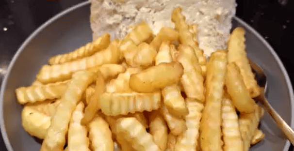 Tuck in to our famous chip butties