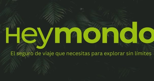 a green and black background with the words heymondo