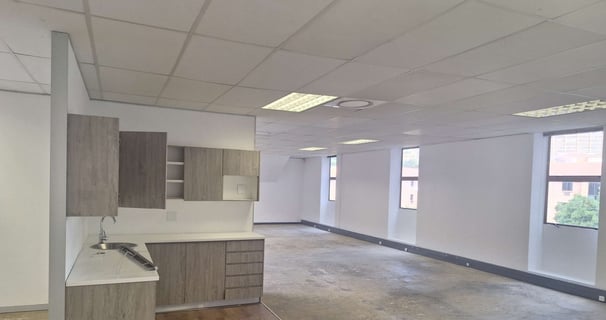 Commercial office space renovation project, Wellington Road, Parktown