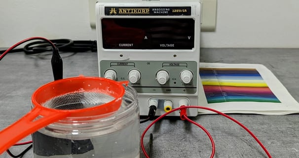 anodiser pour changer la couleur des bijoux