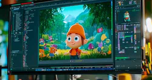 Imagem de um monitor