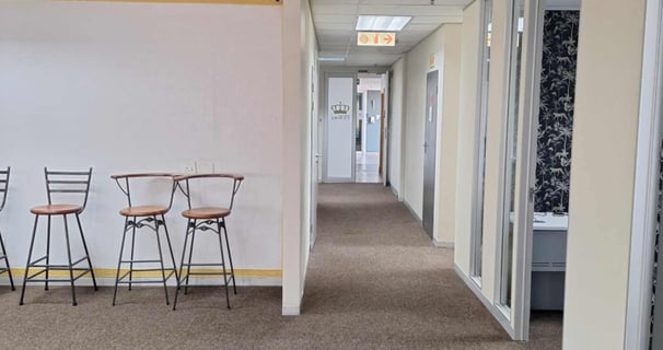 Office partitioning completed, Fourways Golf Estate, Selbourne building