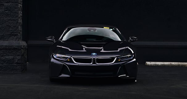 Sleek, black, and elegant BMW Coupe car photos taken at 704 Exotics in Charlotte, North Carolina.