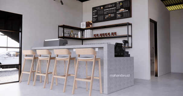 design bar coffeeshop - Jasa Arsitek Kontraktor Bangunan