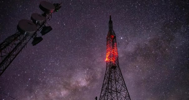 Antena de ondas de rádio