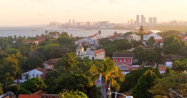 Mirante em frente a Igreja da Misericórdia em Olinda 