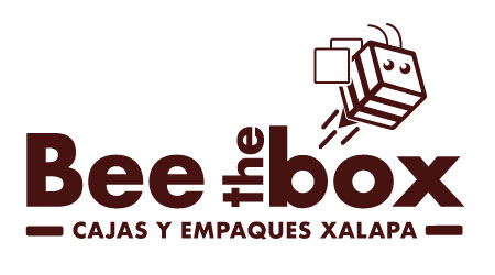 logo bee the box cajas y empaques xalapa