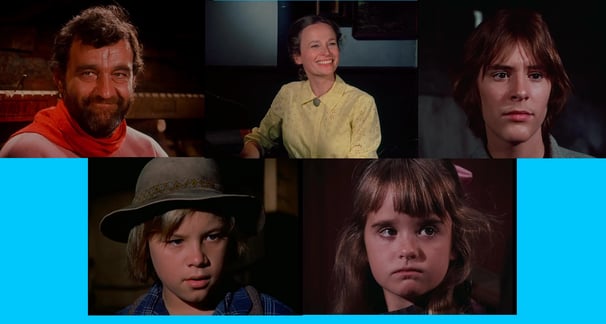 The Edwards Family on Little House on the Prairie