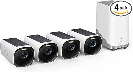 eufy Security eufyCam S330 4 Wireless Camera -38% Now $499.99 Only on amazon.com!