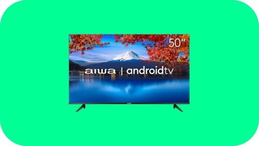 fundo-verde-e- um-televisor-aiwa