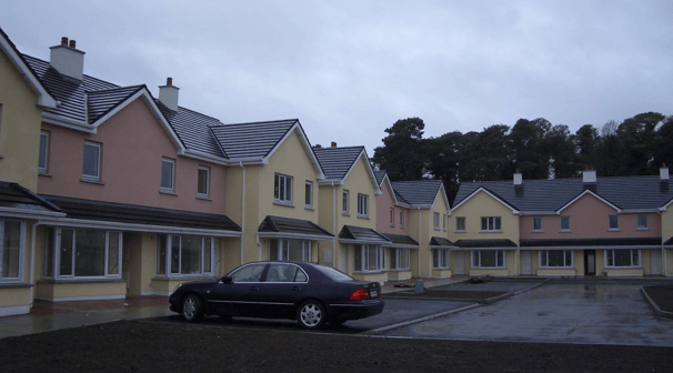 IRELAND HOUSES. SOCIAL HOUSING. UK, 