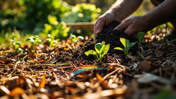 Cobertura morta (mulching): como usar materiais naturais para prevenir o crescimento de ervas daninh