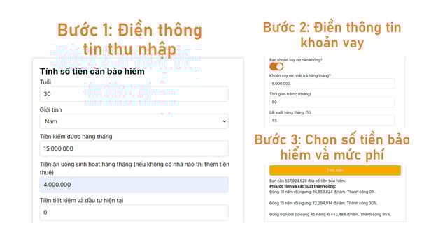 Hướng dẫn sử dụng máy tính bảo hiểm nhân thọ khi bị nhân viên ngân hàng ép vay